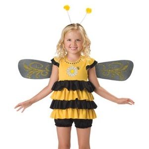 Girls Sweet Bee Bumblebee Costume